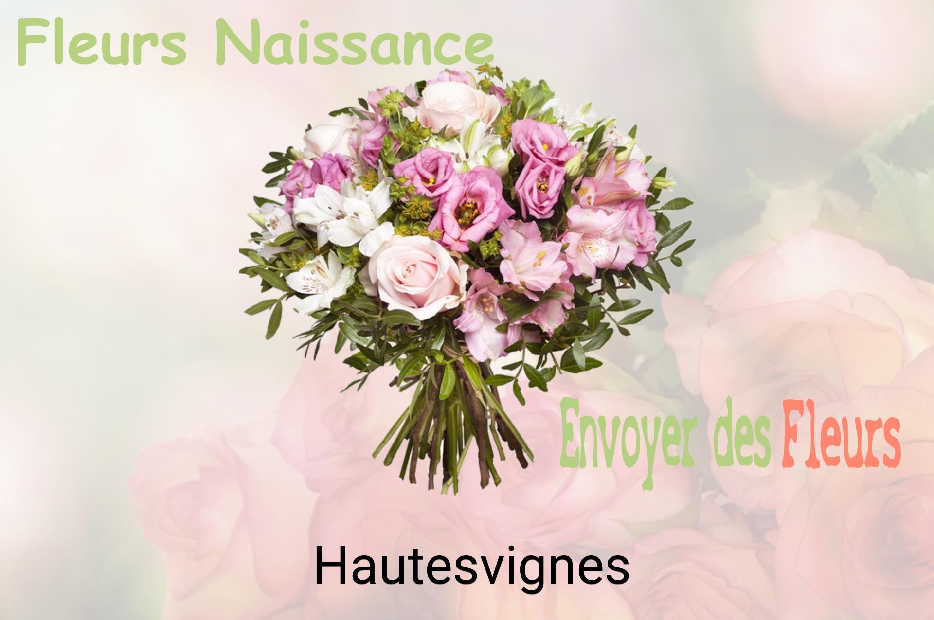 Bouquet de fleurs de naissance livré à Hautesvignes